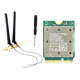 thumbnail image 1 of Tarjeta WiFi Inalámbrica Tri Band WiFi7 QCNCM865 Bluetooth 5.4 2.4G/5G/6Ghz Antena Adaptadora de Red Inalámbrica para Win11, 1 of 5