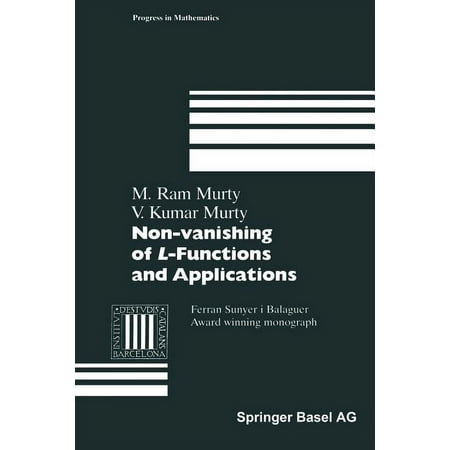 UPC: 9783034898430 | Progress in Mathematics: Non-Vanishing of L-Functions and Applications (Paperback)