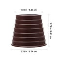 thumbnail image 3 of Milisten Base de Parasol Support Trou de Parasol Cône Compensé pour Patio Table Jardin Extérieur, 3 of 5