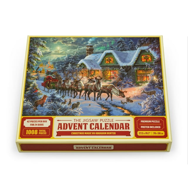 The Jigsaw Puzzle Advent Calendar - Christmas Magic by Abraham Hunter
