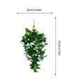 thumbnail image 4 of Up to 65% off! Home Decor Fake Flowers 5-pronged Imitation Morning Wall Hanging Trumpet Flower Imitation Flower Rattan Decorative Flower Chlorophytum Comosum, 4 of 7