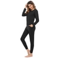 thumbnail image 2 of Uniexcosm Women’s Pajama Set Long Sleeve Top Pjs Lounge Sets with Pocket, 2 of 10