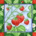 thumbnail image 1 of Tile Mural Kitchen Backsplash - Strawberries 3 - by Paul Brent, 1 of 1