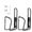 Black, variant on Bike Water Bottle Holder with Bottle Bike Water Bottle Holder Carrier Bicycle Drink Container Cage Bracket 2 Pack Bike Bottle Holder with Water Bottle Water Bottle for Bike with Holder