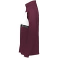 thumbnail image 4 of Holloway Sportswear XL Womens Prism Bold 1/4 Zip Pullover Maroon/White 222791, 4 of 5