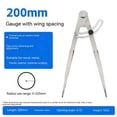 thumbnail image 1 of Woodworking Compass Drawing Carpenter Compass 100MM-200MM Circular Marking Tool Design Layout Tool For Geometry Drawing Drafting 200MM, 1 of 6