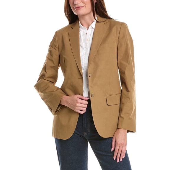 Officine Générale womens Officine Generale Charlene Jacket, 34, Brown