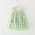 thumbnail image 2 of Diufon Toddler Baby Girl Princess Dress Summer Sleeveless Floral Printed Tulle Dresses Girls Party Cute Dress, 2 of 5