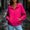 Hot Pink, variant on Waterproof Rain Jacket for Women Lightweight Bomber Outdoor Windbreaker Zip Up Packable Raincoats with Pockets Yellow