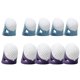 thumbnail image 3 of 20PCS Sewing Thimbles Silicone Sewing Finger Tips Anti-Slip Finger Cover Hollowed Protector Sleeve DIY Hand Sewing Tools, 3 of 5