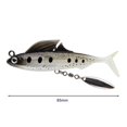 thumbnail image 5 of Señuelo suave 3D Eyes Jig Head cebo de pesca artificial con lentejuelas gris Hugtrwg Para estrenar, 5 of 5