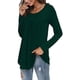 thumbnail image 4 of Blusa De Manga Larga Para Mujer, Cuello Redondo Con Volantes, Transpirable, Suelta, Para Fiesta ANGGREK Otros, 4 of 5