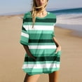 thumbnail image 2 of YDLCAFD Women Gradient Print Short Sleeve Jumpsuit Short Loose Backless Jumpsuits Rompers M, 2 of 7