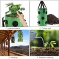 thumbnail image 5 of Paquete de 3 bolsas para plantas de pared, bolsas cilíndricas para plantas colgantes, maceteros verticales duraderos para pared de jardín, adecuados para plantaciones colgantes en interiores y exteri, 5 of 5