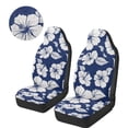 thumbnail image 3 of Uorisanigo Automotive Seat Covers, Tropical Hibiscus High Back Seat Covers Front Seats - Fit Most Cars, Trucks, SUVS, or Vans 2 PCS Auto Seats Cover Set Protection for All Seasons, 3 of 7