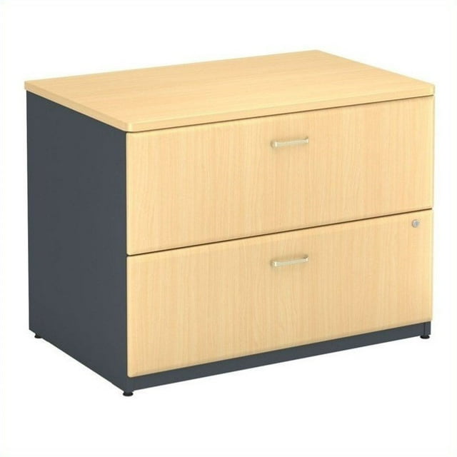 Bush Business Furniture Series A 36" Lateral File Cabinet in Beech