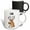 Multicolor, variant on 3drose, Funny Buck Deer Named Star Drinking Coffee Pun, 11oz Two-tone Red Mug