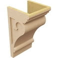 thumbnail image 5 of 11"W x 11"D x 22"H Wide Mayflower Rough Cedar Woodgrain TimberThane Corbel, Primed Tan, 5 of 6