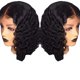 thumbnail image 5 of Peluca de cabello europeo y americano con encaje frontal, peluca de rollo pequeño, peluca europea y americana, cabello corto y rizado degradado para mujer, cabello de fibra química, 5 of 5