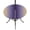 Khaki Purple, variant on Round Outdoor Tablecloth with Umbrella Hole and Zipper, Burnt Orange Grey Ombre Tablecloth with Elastic Waterproof, Farmhouse Gradient Minimalist Patio Table Covers for 45" - 54" Picnic Pool Tables