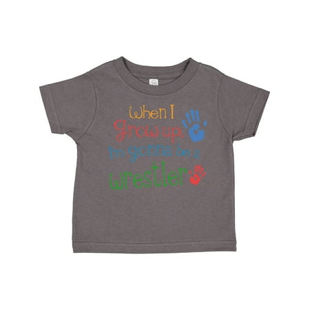 

Inktastic Future Wrestler Wrestling Gift Toddler Boy Girl T-Shirt