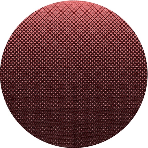 Ahgly Company Machine Washable Indoor Round Transitional Chocolate Brown Area Rugs, 4' Round