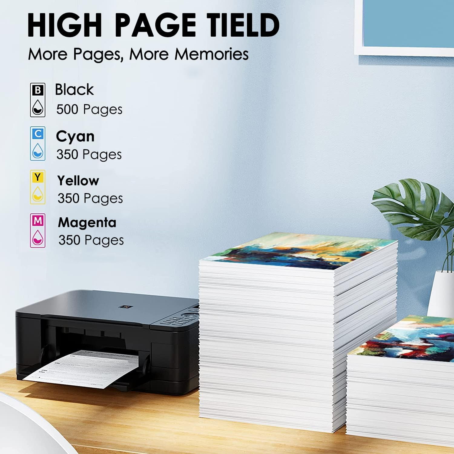 Printer Ink Compatible for Epson 232 Ink Cartridges for Expression Home XP-4200 XP-4205 Workforce WF-2930 WF-2950 Printer