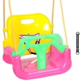 thumbnail image 5 of JUGAAD LIFE 3-in-1 Baby Swing Sets with Hanging Strap and Hooks - Toddler Swing Seat for Indoor/Outdoor Play, Anti-Flip, Snug & Secure Detachable Design - Pink, 5 of 8
