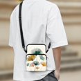 thumbnail image 3 of Eheartsgir Polyester Shoulder Bag with Ginkgo Leaf, Lightweight 2 Layer Cell Phone Purses for Women Girls Outdoor Running, 3 of 7