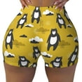 thumbnail image 2 of Lsque Cartoon Bear Yellow Pattern High Waisted Biker Shorts for Women-Tummy Control Fitness Athletic Workout Running Yoga Gym Shorts,Moisture-Wicking-XX-Large, 2 of 9