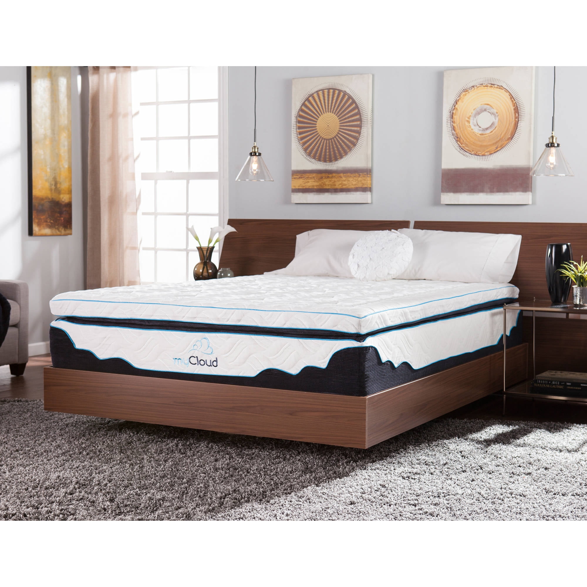 myCloud Nimbus 14" Gel Memory Foam Mattress - Walmart.com ...