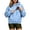 Sky Blue, variant on Bigetiay Snack Hoodie for Women Men, Pet Dog Holder Carrier Sweatshirt, Kangaroo Pouch Hoodie with Large Pocket Fall Winter Clothes, Size XXL