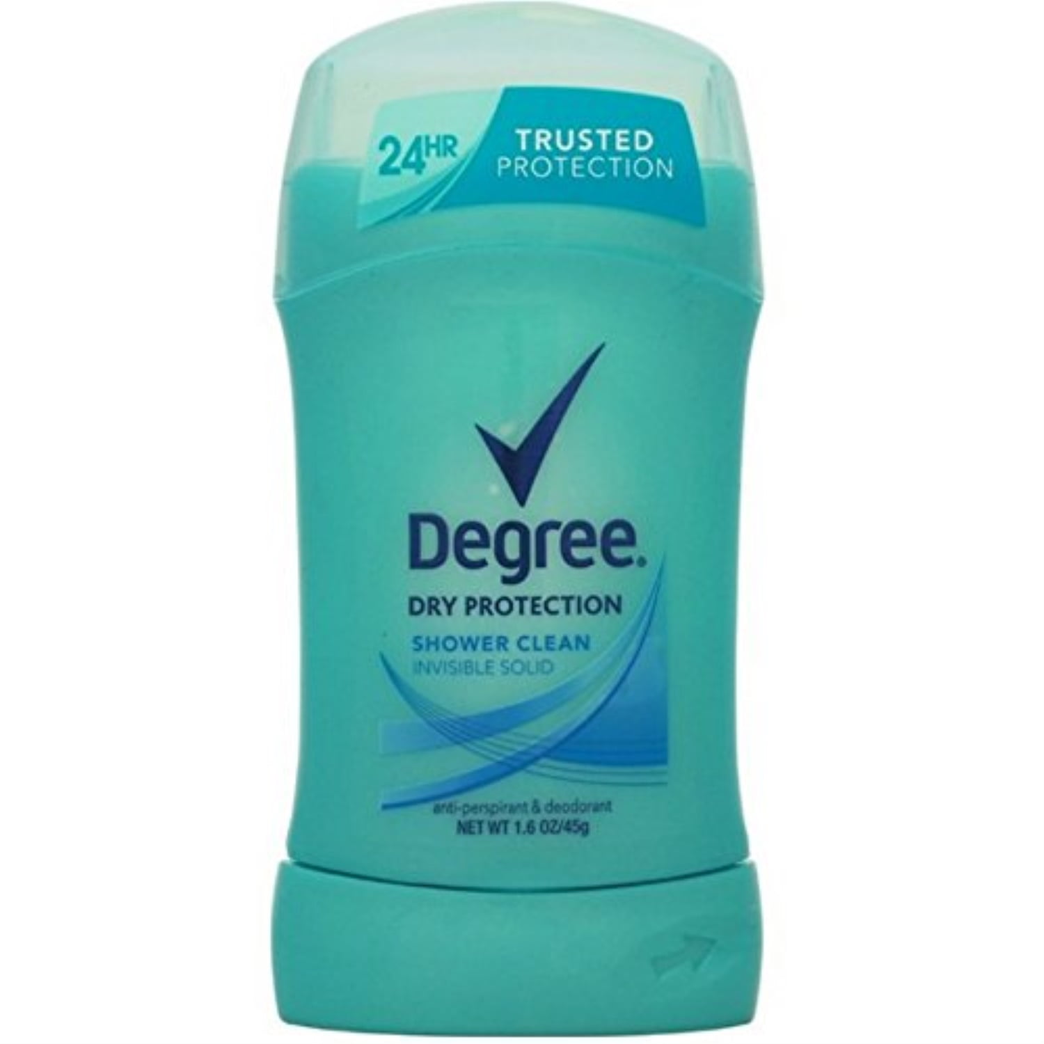 degree shower clean dry protection antiperspirant deodorant stick, 1.6