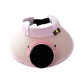 thumbnail image 2 of Breathable Polyester Hollow Top Kids Sun Visor Hat, UPF 50+ UV Protection Cooling Fan Visor Cap, Adjustable Lightweight Summer Outdoor Hat for Boys Girls 3-10Y, Perfect for Beach Tennis Golf Camping, 2 of 6