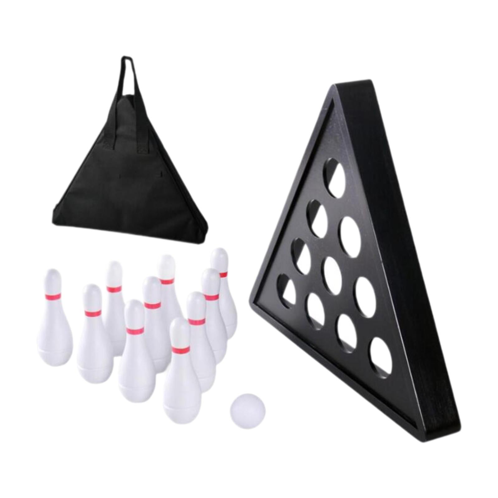 yotijay Tabletop Shuffleboard Bowling Pins Set Indoor for Activity Sports Boys Girls