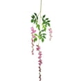 thumbnail image 5 of Sinhoon 12 Pack 1 Piece 3.6 Feet Artificial Fake Wisteria Vine Ratta Hanging Garland Silk Flowers String Home Party Wedding Decor(Pink), 5 of 6