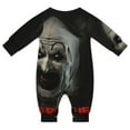 thumbnail image 2 of Terrifier Baby Romper Toddler Long Sleeve Bodysuit Soft Skin-Friendly Jumpsuit Outfit with Snap Crotch 9-12M, 2 of 8