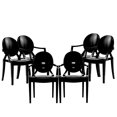 thumbnail image 1 of Heavenly Collection Plastic Arm Chair SET OF 6, 1 of 11