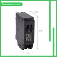 thumbnail image 3 of Disyuntor Schneider Electric HOMT1515CP 2-15A Tándem, 3 of 3