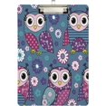 thumbnail image 2 of FMSHPON Cute Owls Clipboard Hardboard Wood Nursing Clip Board and Pull for Standard A4 Letter 13x9 inches, 2 of 7