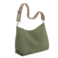 thumbnail image 1 of Bolso de mano de pana para mujer, informal, con correa ajustable, para el trabajo diario, Valentín y adolescentes. Verde, 1 of 8