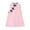 Pink, variant on Little Baby Girls Summer Dress Boho Short Sleeve Dresses Cute Clothes Children Solid Color Cheongsam Baby Girl Sleeveless Princess Dress Blue 3-4 Years