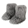 thumbnail image 7 of Women's Boot Furry Short Boot Mid Calf Boots Warm Comfortable Outdoor Flat Shoes, 7 of 7