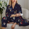 thumbnail image 6 of Picia Mushrooms3 Pattern Women’s Long-Sleeve Sleepwear Set - Soft 2-Piece Loungewear with Pockets, Comfy PJs for Relaxing Nights-XX-Large, 6 of 7