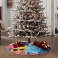 thumbnail image 4 of Fotbe Colorful Cats Pattern Art Pattern Christmas Tree Skirt, Tree Skirts Plush Christmas Decorations, Christmas Tree Skirts Xmas Decorations Holiday Party Decor-36", 4 of 6