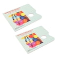 thumbnail image 4 of Paleta de papel desechable de doble cara, blanca, para acuarela, acrílico y óleo, 2 unidades, 4 of 14