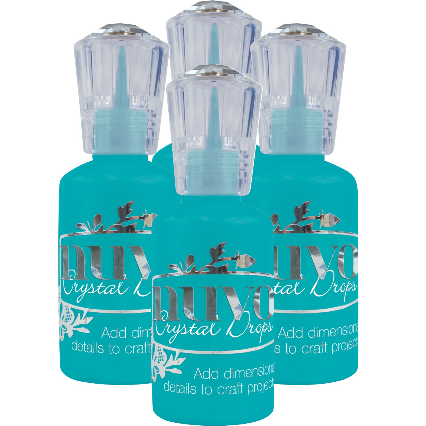 Encre Perle Nuvo Crystal Drops 1.1oz - Gloss Red Berry Pour Loisirs Créatifs, Scrapbooking Et Déco 3D