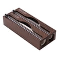 thumbnail image 1 of Bamboo Food Wrap Cutter and Storage for Kitchen – Reusable Cling Film Dispenser with Built-In Cutter and Compact Organizer, 1 of 3