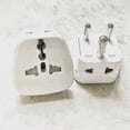 thumbnail image 1 of India Sri Lanka Type D Travel Adapter With 2 Power Outlet Black Color 1 To 2 To Us Au Wall Socket Power Plug -jx, 1 of 1