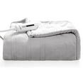 thumbnail image 1 of Giantex Electric Throw Heated Blanket, Soft Fast Heating, Grey, 5 Heat Settings, 3 Hours Auto-Off, Machine Washable, 60' x 50', 1 of 8